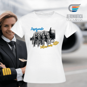 CAMISETA AVIADORAS INSPIRANDO A VOLAR MAS ALTO