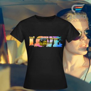 CAMISETA MUJER AVION LOVE